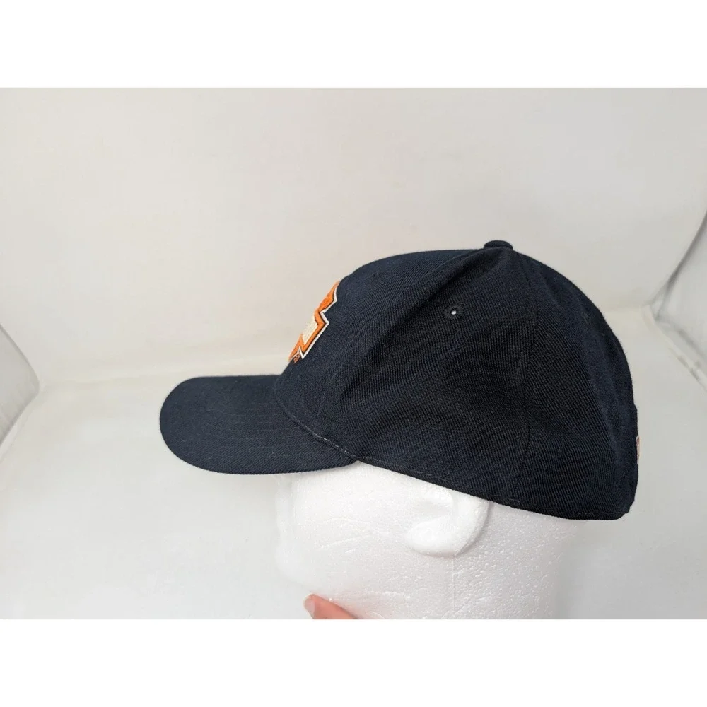 Vintage 90s Harley‎ Davidson Fitted Baseball Cap Hat Black 7 1/2 American Needle